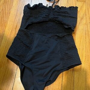 Reformation Women's Black Swimsuit-one-piece Medium